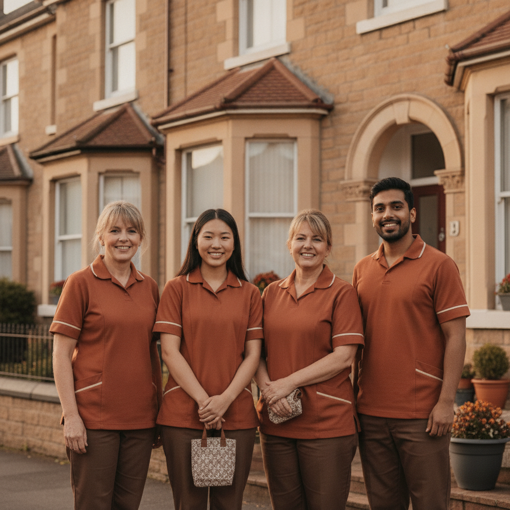 The Amber Rose Care team in Cardiff
